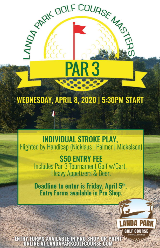 Par3 Masters Landa Park Golf Course